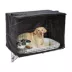 MidWest Homes for Pets Double Door iCrate Starter Kit Bundle W/ Crate, Bed, 2 Bowls & Cover image thumbnail 1