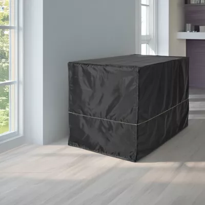 MidWest Homes for Pets Double Door iCrate Starter Kit Bundle W/ Crate, Bed, 2 Bowls & Cover - Image 7