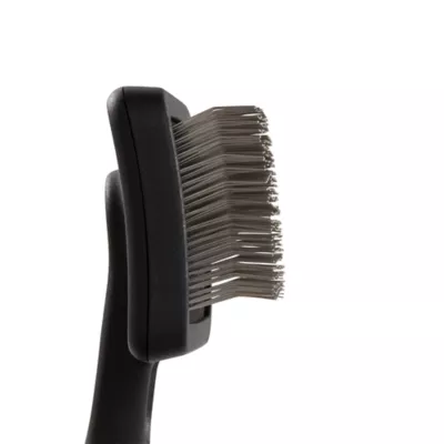 Fiskars Slicker Wire Brush W/ Non-Slip SoftGrip Handle, Curved Head & Rounded Bristles - Image 3