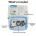 MidWest Homes for Pets Single Door iCrate Bundle W/ Crate, Bed, 2 Bowls & Crate Cover image thumbnail 3