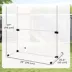 PawHut Set of 6 Dog Agility Training Equipment -Adjustable Jump Bar Pet Exercise Kit w/Carrying Bag image thumbnail 3