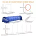 PawHut 5Pcs Dog Agility Training Equipment with Tunnels, Adjustable Jump Ring, Jumper, Weave Poles image thumbnail 3