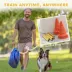 PawHut Dog Agility Hurdle Cone Set, Adjustable Obstacle Course Equipment with 8 Cones & 8 Poles image thumbnail 7