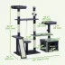 PawHut 53"H x 49"W with Scratching Posts, Cat Condo, Beds, Platforms image thumbnail 3