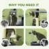 PawHut 53"H x 49"W with Scratching Posts, Cat Condo, Beds, Platforms image thumbnail 6