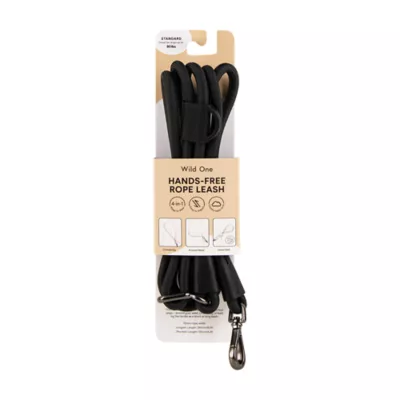 Wild One Hands Free Rope Dog Leash Black - Image 4