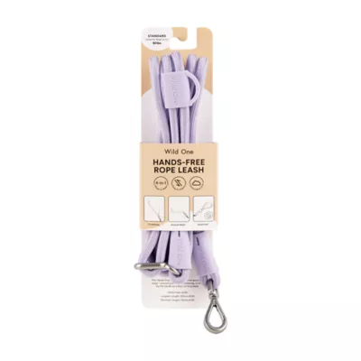 Wild One Hands Free Rope Dog Leash Lilac - Image 5
