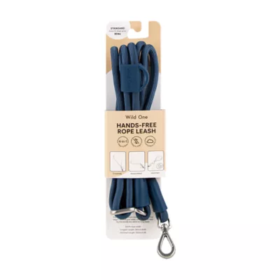 Wild One Hands Free Rope Dog Leash Navy - Image 4