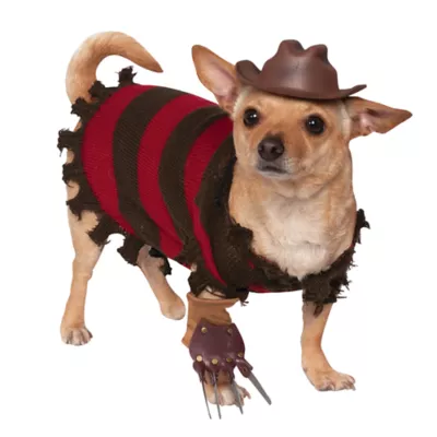 Rubies Pet Shop A Nightmare on Elm Street Freddy Krueger Pet Costume for Dogs - Image 1