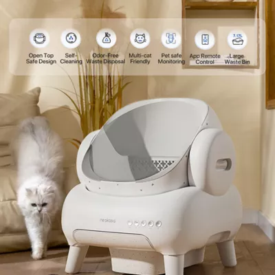 Neakasa M1 Lite Plus Open-Top Self-Cleaning Litter Box W/ Smart App Monitering & Multi-Sensor Safety - Image 2