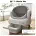 Neakasa M1 Lite Plus Open-Top Self-Cleaning Litter Box W/ Smart App Monitering & Multi-Sensor Safety image thumbnail 6