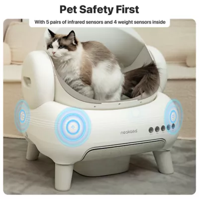 Neakasa M1 Lite Plus Open-Top Self-Cleaning Litter Box W/ Smart App Monitering & Multi-Sensor Safety - Image 7