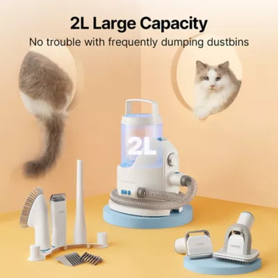 Neakasa P2 Pro 5-In-1 Pet Grooming Vacuum Kit, Inludes Vacuum, Brush, Electric Clipper & More - Image 4