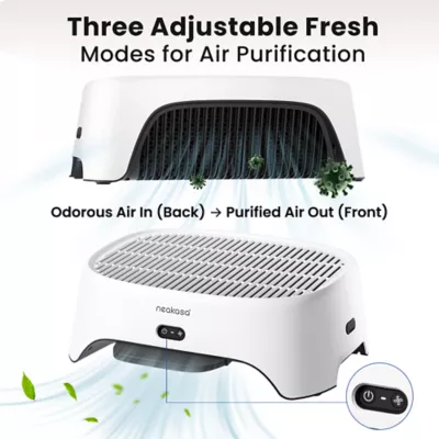 Neakasa AirStep Cat Litter Box Step W/ Built-In Air Purifier For Odor & Litter Dust Control - Image 3