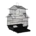 PawHut 25"H Bird Cage with Perch, Swing, Food Container, Slide-out Tray, Handle image thumbnail 1