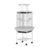 PawHut 61.5"H Bird Cage with Stand, Pull Out Tray, Play Top, Storage Shelf, Wood Perch, Food Bowl image thumbnail 1