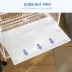 PawHut 52''H Large Rolling Steel Bird Cage with Rolling Stand, Storage Shelf, Wood Perch, Food Bowl image thumbnail 4
