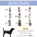 PawHut Elevated Dog Bed, Raised Dog Cot, Indoor & Outdoor, Blue image thumbnail 4