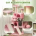 PawHut 54"H Cat Tree, Multi-Level, with Scratching Posts, Cat Condos, Bed, Platforms, Ramp image thumbnail 4