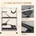 PawHut 5-Tier Rolling Small Animal Cage for Guinea Pig, Ferret, Mink, Chinchilla image thumbnail 6
