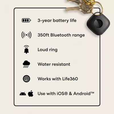 Life360 Tile Bluetooth Tracker W/ Life360 App Compatibility - Image 7
