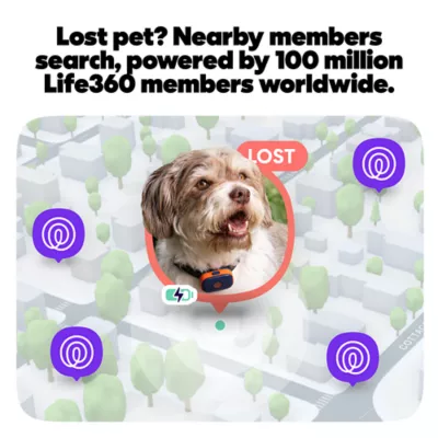 Life360 Pet GPS Tracker for Pets W/ Live Location Tracking & Customizable Virtual Fence Boundaries - Image 3