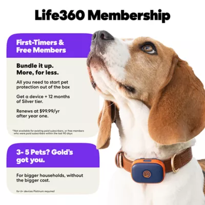 Life360 Pet GPS Tracker for Pets W/ Live Location Tracking & Customizable Virtual Fence Boundaries - Image 7
