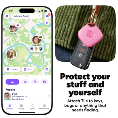 Life360 Tile Bluetooth Tracker W/ Life360 App Compatibility - Image 2