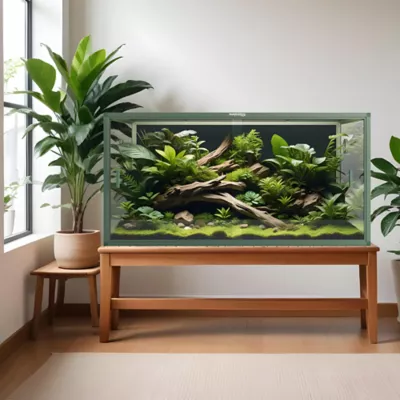 PHAILOZOO 120 Gallon Reptile Terrarium 4 ft x 2 ftx 2 ft Stackable Enclosure - Earthy Green - Image 9