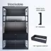 PHAILOZOO 85 Gallon Reptile Terrarium 48 in x 24 in x 18 in Stackable Enclosure - Ultimate Black image thumbnail 3