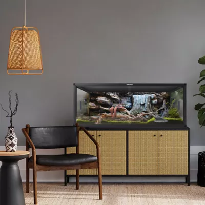 PHAILOZOO 85 Gallon Reptile Terrarium 48 in x 24 in x 18 in Stackable Enclosure - Ultimate Black - Image 8