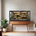 PHAILOZOO 85 Gallon Reptile Terrarium 48 in x 24 in x 18 in Stackable Enclosure - Earthy Green image thumbnail 8