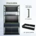 PHAILOZOO 50 Gallon Reptile Terrarium 36 in x 18 in x 18 in Stackable Enclosure - Ultimate Black image thumbnail 4