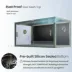 PHAILOZOO 50 Gallon Reptile Terrarium 36 in x 18 in x 18 in Stackable Enclosure - Ultimate Black image thumbnail 5