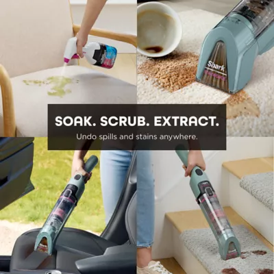 Shark StainForce Portable Spot & Stain Cleaner W/ Ultra-Power Suction & Dual Activated Solution - Image 2