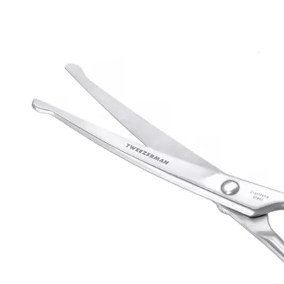 Tweezerman Curved Grooming Shears For Trimming Face, Ears & Paws, Perfect for Lg Cats & Dogs - Image 3