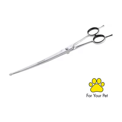 Tweezerman Curved Grooming Shears For Trimming Face, Ears & Paws, Perfect for Lg Cats & Dogs - Image 2