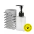 Tweezerman 2-in-1 Shampoo Dispensing Bath Brush W/ Refillable Bottle, Holds Up To 100 mL image thumbnail 3