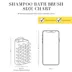 Tweezerman 2-in-1 Shampoo Dispensing Bath Brush W/ Refillable Bottle, Holds Up To 100 mL image thumbnail 8
