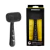 Tweezerman Coated Tip Slicker Brush W/ Stainless Steel Bristles, Ideal For Med to Lg Dogs, Black image thumbnail 1