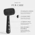 Tweezerman Coated Tip Slicker Brush W/ Stainless Steel Bristles, Ideal For Med to Lg Dogs, Black image thumbnail 6