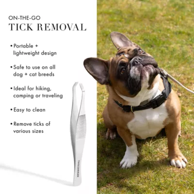 Tweezerman Tick Removal Tweezer For Cats & Dogs W/ Tapered Tweezer Tips For Better Extraction - Image 7