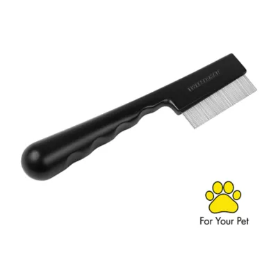 Tweezerman Pet Precision Single Row Flea Comb W/ Finely Spaced Bristles For Cats & Dogs - Image 2