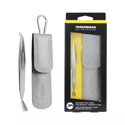 Tweezerman Tick Removal Kit W/ Dual-Ended Tweezer & Travel-Friendly Case - Image 1