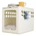 Fable Pets Essential Crate W/ Generous Air Flow, Easy-to-Clean Materials & Durable- White & Tan image thumbnail 5