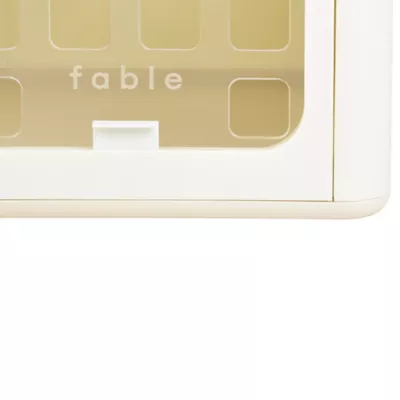 Fable Pets Essential Crate W/ Generous Air Flow, Easy-to-Clean Materials & Durable- White & Tan - Image 7