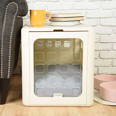 Fable Pets Essential Crate W/ Generous Air Flow, Easy-to-Clean Materials & Durable- White & Tan - Image 9