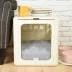 Fable Pets Essential Crate W/ Generous Air Flow, Easy-to-Clean Materials & Durable- White & Tan image thumbnail 9