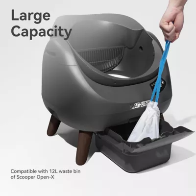 Catlink Trash Bags For Autmoatic Litter Box Scooper Open-X, Made W/ Heavy Duty Material - Image 3