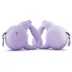 Barkly Lilac Retractable Dog Leash with Built-In 130 dB Safety Alarm & LED Strobe image thumbnail 4
